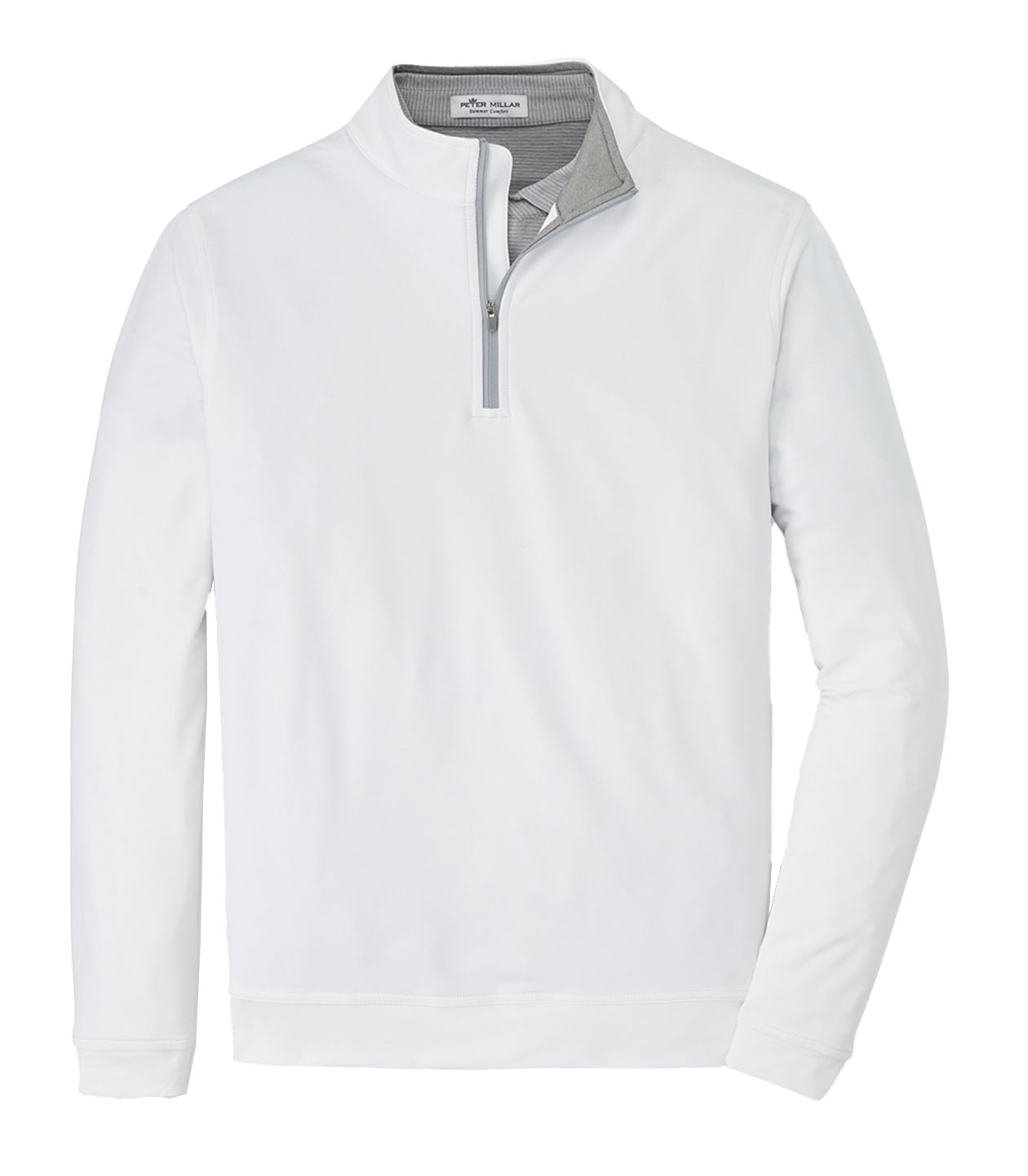 Peter Millar Layering S / White Peter Millar - Men's Perth Stretch Loop Terry Quarter-Zip