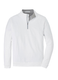 Peter Millar Layering S / White Peter Millar - Men's Perth Stretch Loop Terry Quarter-Zip - White