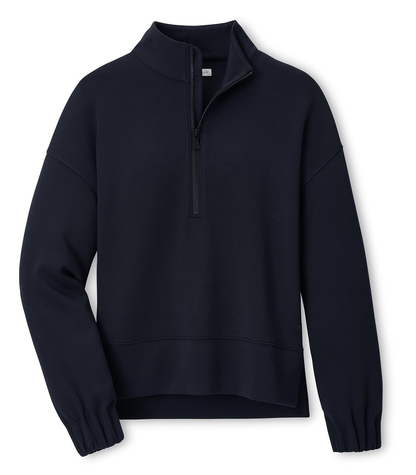 Peter Millar Layering XS / Black Peter Millar - Women's Flora Knit Half-Zip Pullover