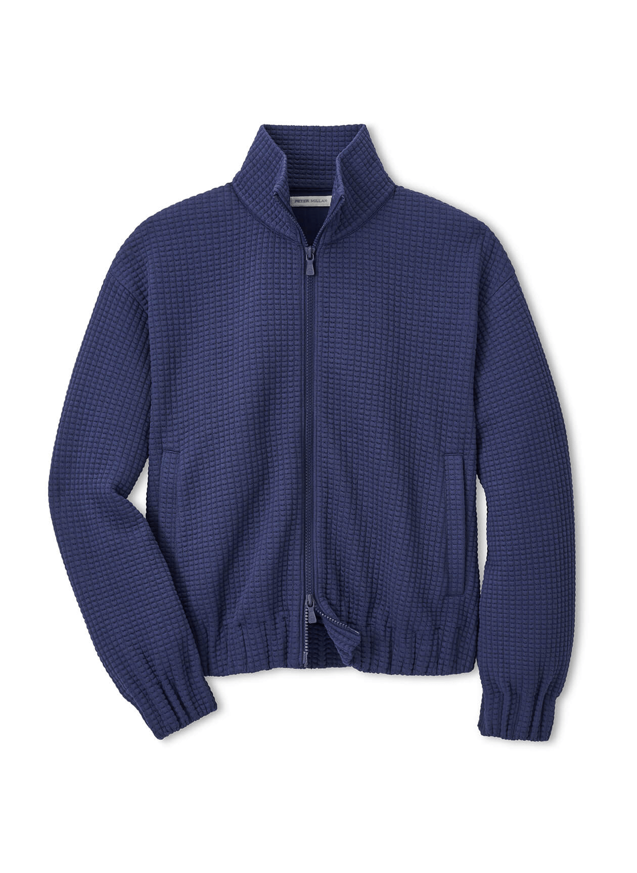 Peter Millar Layering XS / Navy Peter Millar - Women's Flora Knit Jacquard Full-Zip Layer