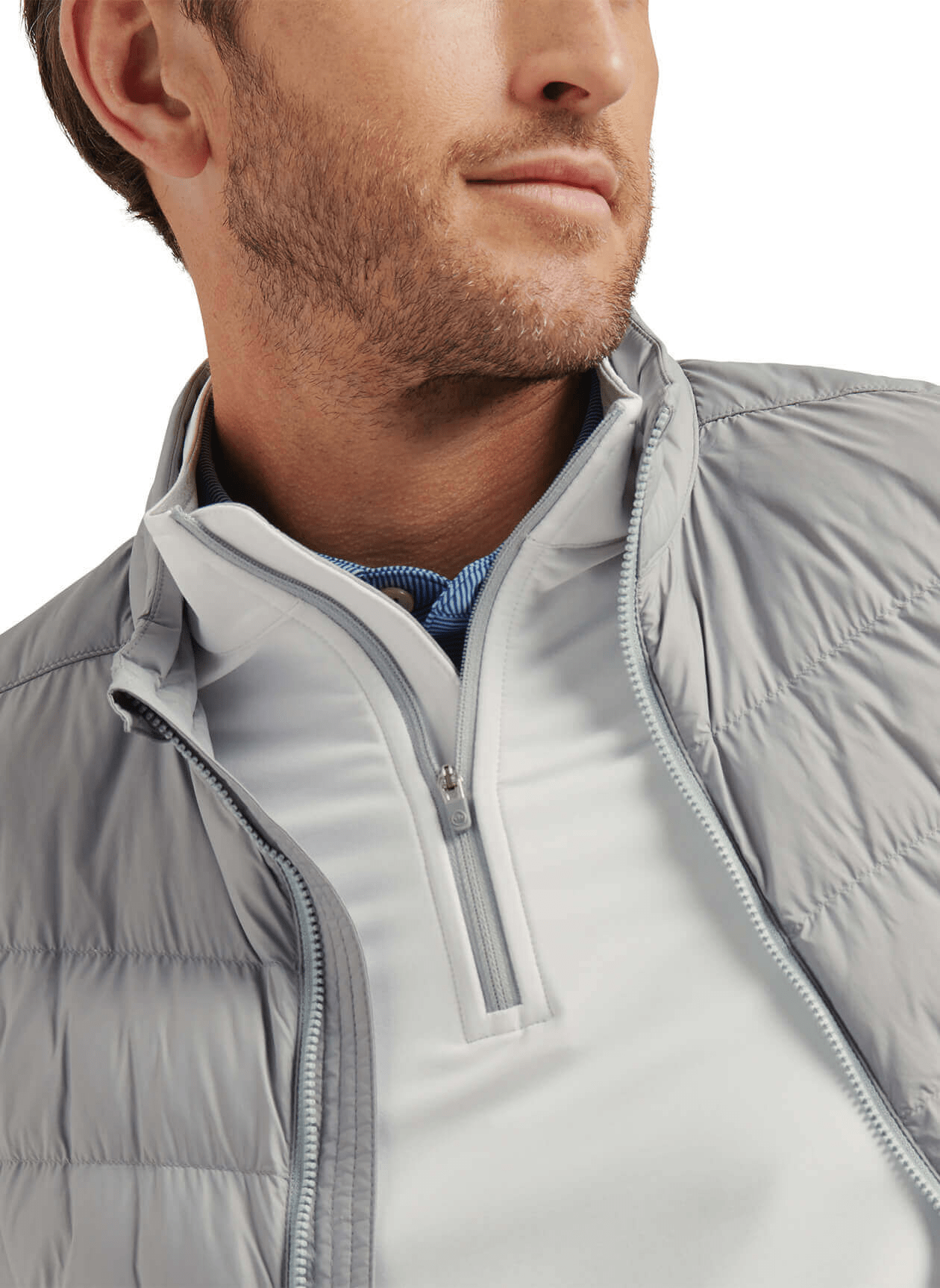 Peter Millar Outerwear Peter Millar - Men's All Course Vest - Gale Grey