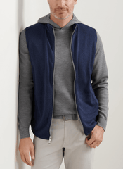 Peter Millar Outerwear Peter Millar - Men's Crown Sweater Fleece Vest - Navy