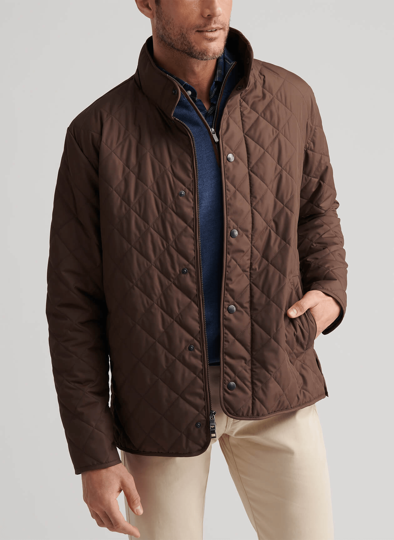 Peter Millar Outerwear Peter Millar - Men's Suffolk Coat - French Press