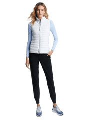 Peter Millar Outerwear Peter Millar - Women's Fuse Hybrid Vest - White