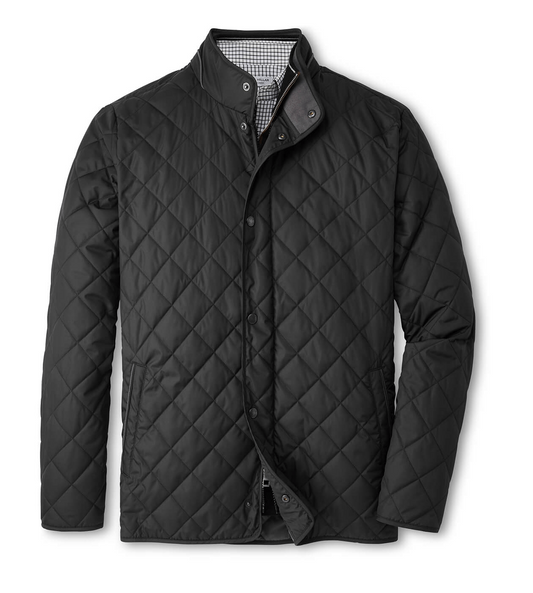 Peter Millar Outerwear S / Black Peter Millar - Men's Suffolk Coat