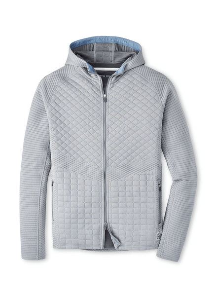 Peter Millar Outerwear S / Gale Grey Peter Millar - Men's Orion Performance Quilted Hoodie