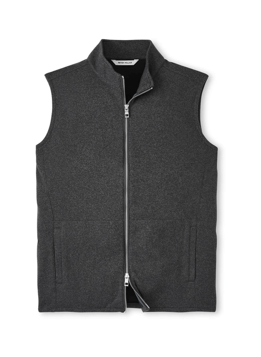 Peter Millar Outerwear S / Iron Peter Millar - Men's Crown Sweater Fleece Vest - Iron