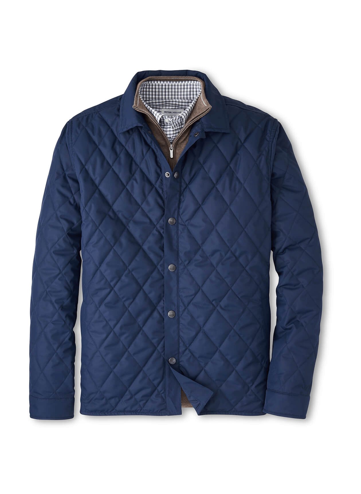 Peter Millar Outerwear S / Navy Peter Millar - Men's Brighton Shirt Jacket - Navy