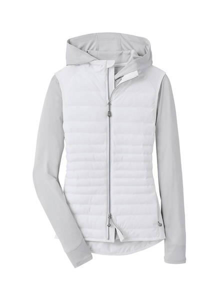 Peter Millar Outerwear XS / White Peter Millar - Women's Fuse Hybrid Vest - White