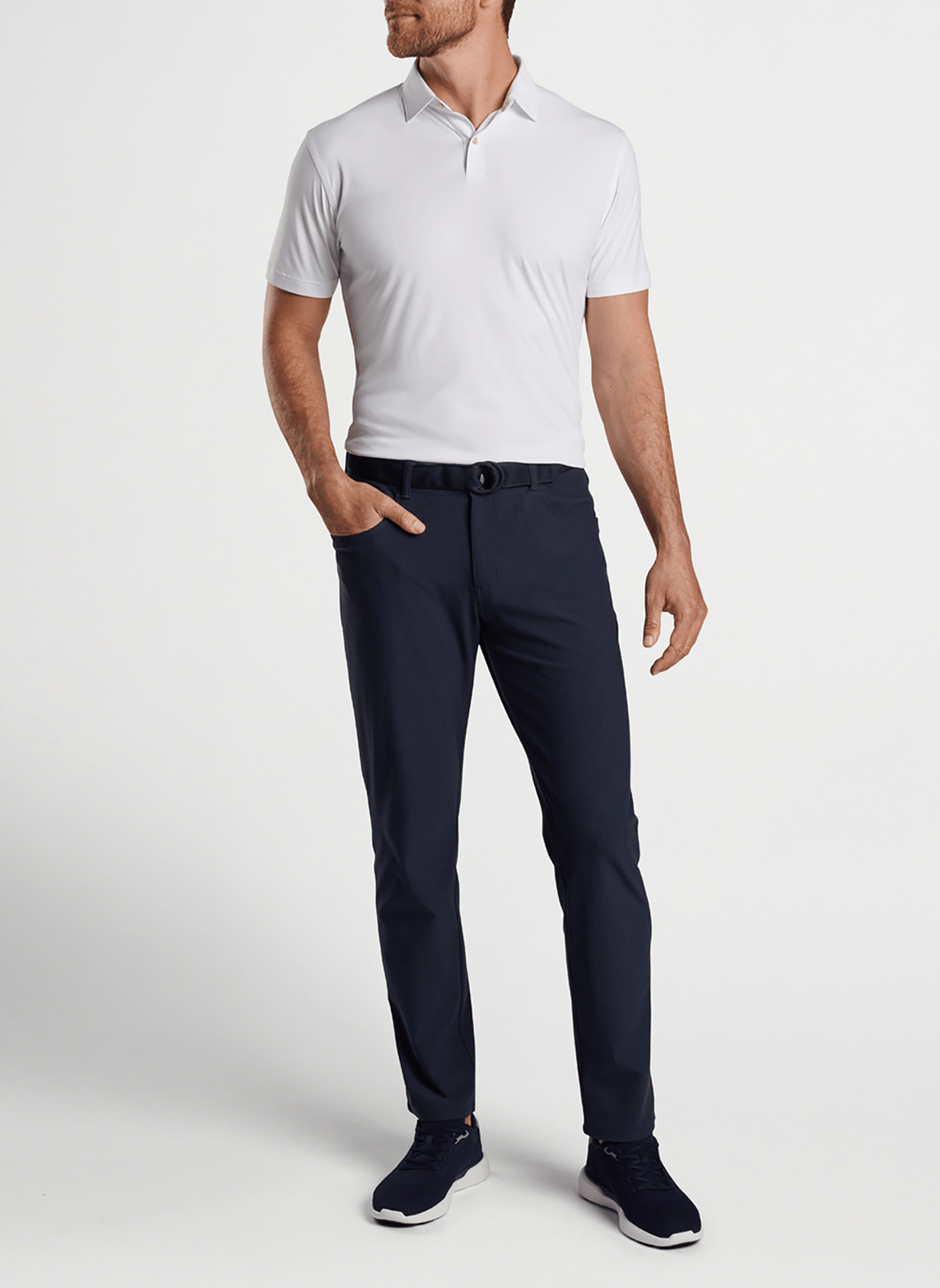 Peter Millar Polos Peter Millar - Men's Featherweight Mélange Performance Polo