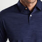 Peter Millar Polos Peter Millar - Men's Featherweight Mélange Performance Polo - Navy