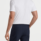 Peter Millar Polos Peter Millar - Men's Featherweight Mélange Performance Polo - White