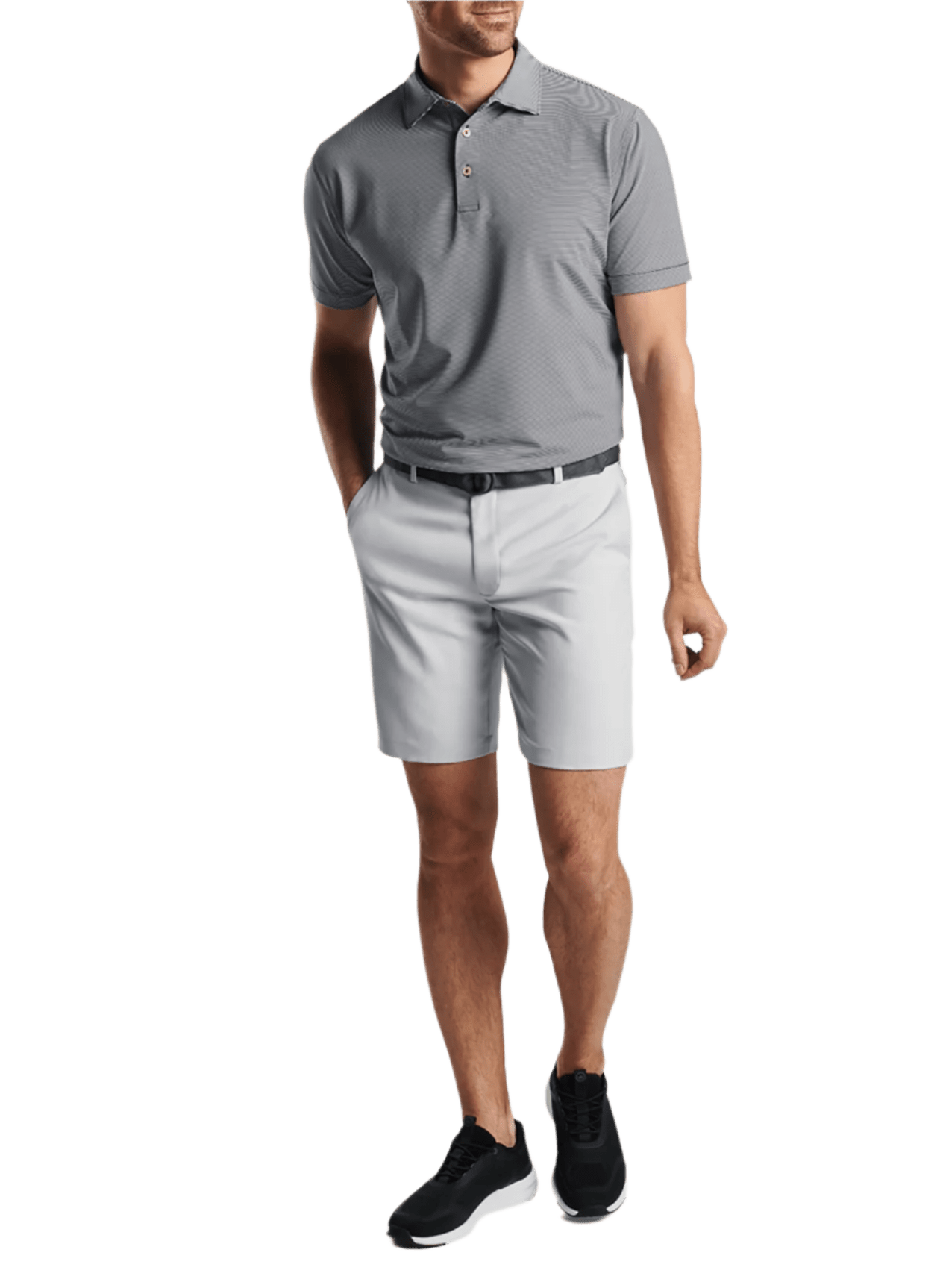 Peter Millar Polos Peter Millar - Men's Jubilee Striped Polo - Black