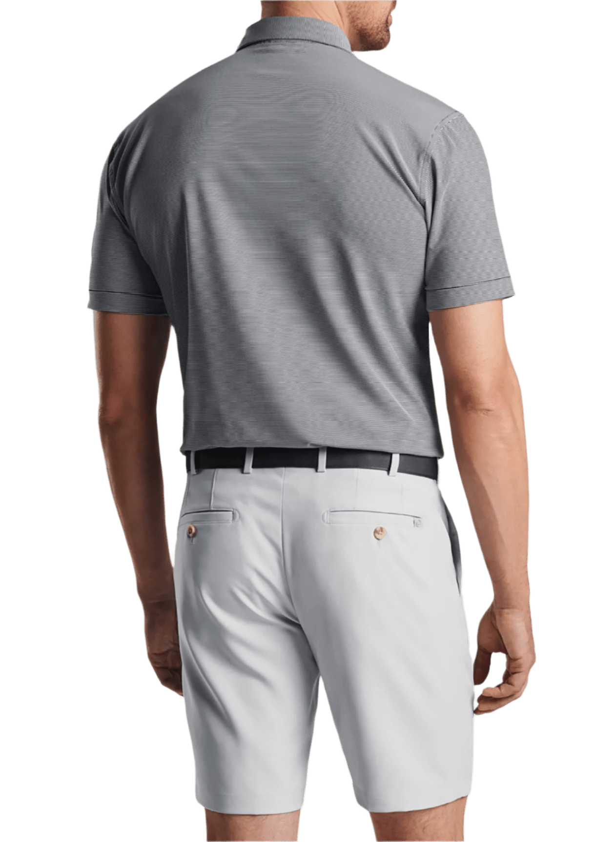 Peter Millar Polos Peter Millar - Men's Jubilee Striped Polo - Black