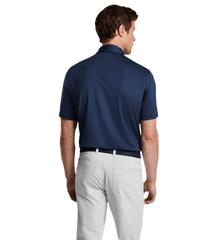 Peter Millar Polos Peter Millar - Men's Solid Performance Polo w/ Self Collar - Navy