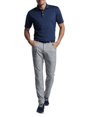 Peter Millar Polos Peter Millar - Men's Solid Performance Polo w/ Self Collar - Navy