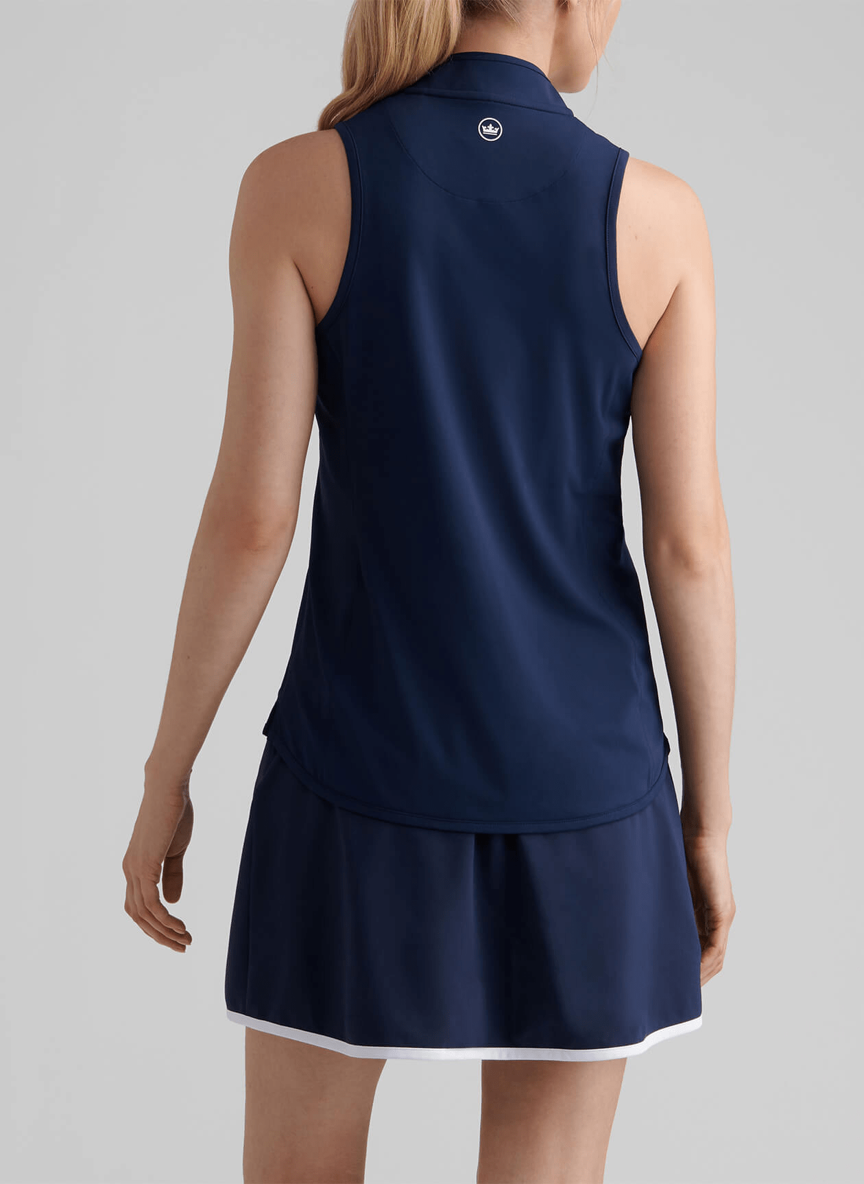 Peter Millar Polos Peter Millar - Women's Shirley Sleeveless Zip Polo - Navy