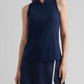 Peter Millar Polos Peter Millar - Women's Shirley Sleeveless Zip Polo - Navy