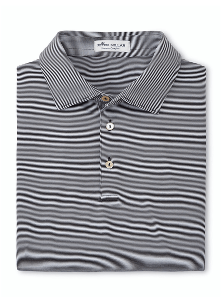 Peter Millar Polos S / Black Peter Millar - Men's Jubilee Striped Polo - Black