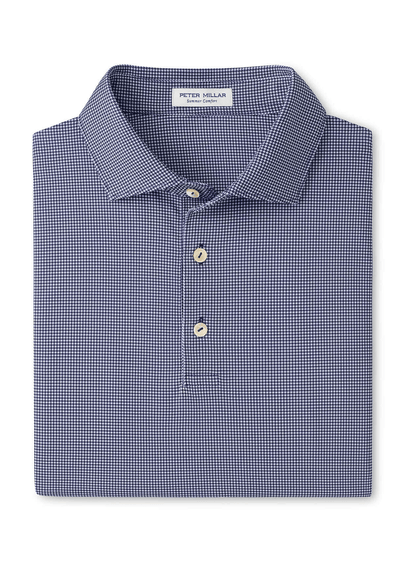 Peter Millar Polos S / Navy Peter Millar - Men's Collegiate Border Performance Jersey Polo