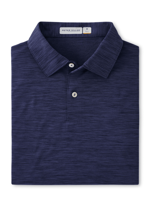 Peter Millar Polos S / Navy Peter Millar - Men's Featherweight Mélange Performance Polo - Navy