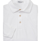 Peter Millar Polos S / White Peter Millar - Men's Performance Long-Sleeve Jersey Polo
