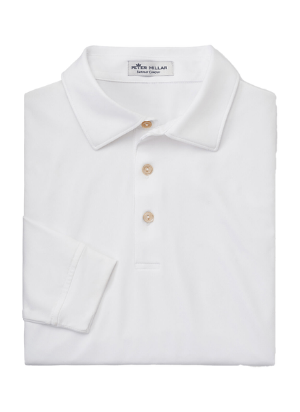 peter millar long sleeve dress shirts Peter Millar Langley Crown Lite Cotton-Stretch Sport Shirt: Windsor Blue XL
