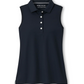 Peter Millar Polos XS / Black Peter Millar - Women's Banded Sport Mesh Sleeveless Polo