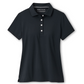 Peter Millar Polos XS / Black Peter Millar - Women's Short-Sleeve Button Polo