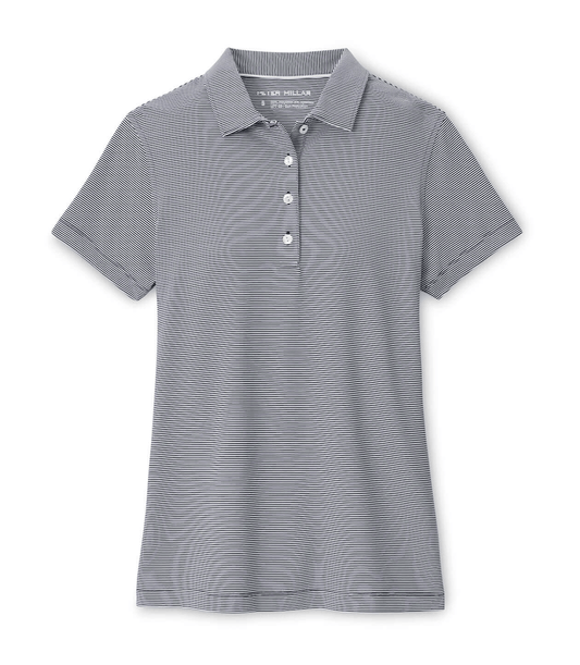Peter Millar Polos XS / Navy Peter Millar - Women's Jubilee Short-Sleeve Button Polo