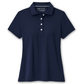 Peter Millar Polos XS / Navy Peter Millar - Women's Short-Sleeve Button Polo