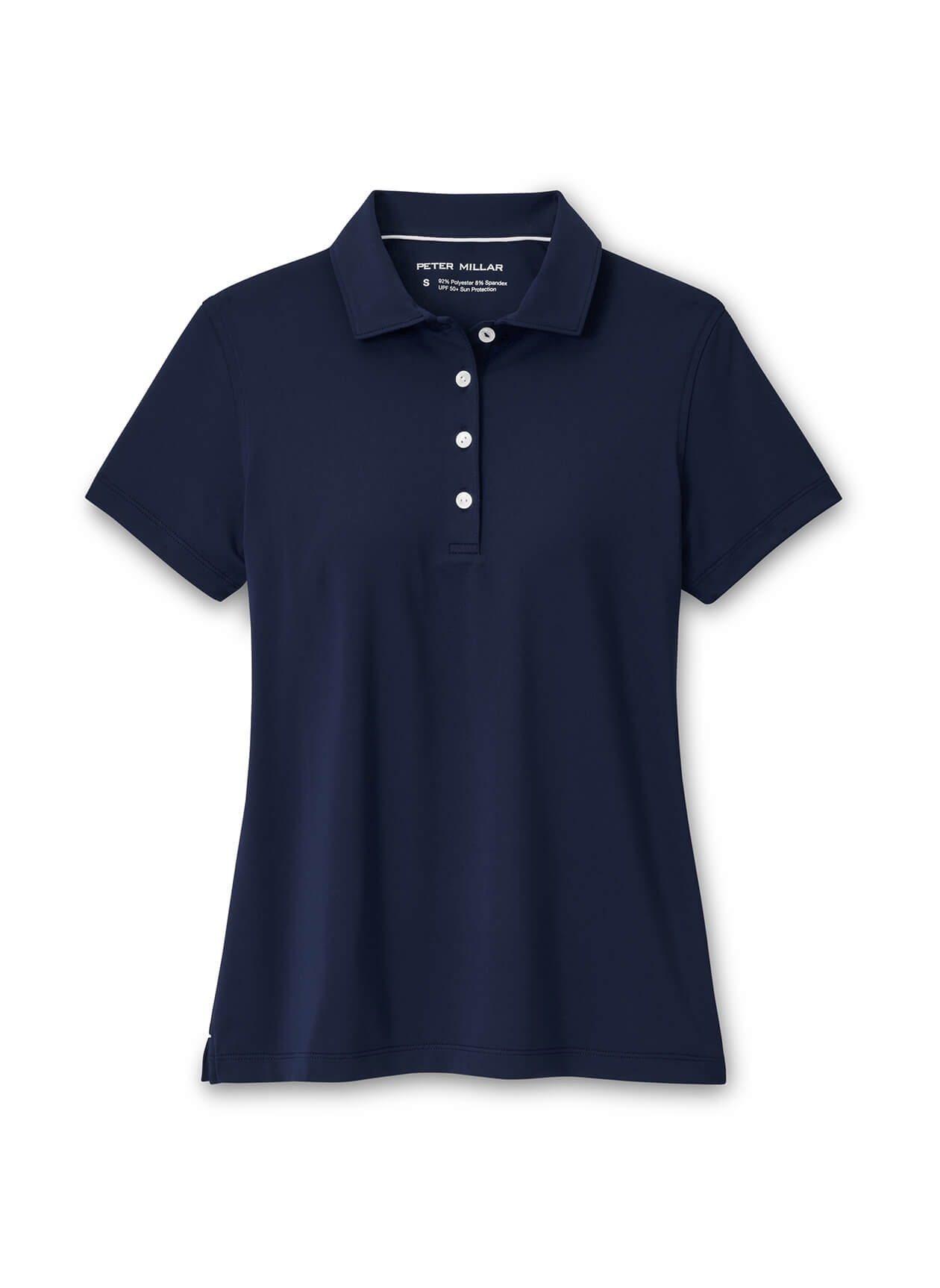 Peter Millar Polos XS / Navy Peter Millar - Women's Short-Sleeve Button Polo