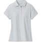 Peter Millar Polos XS / Whisper Grey/White Peter Millar - Women's Jubilee Short-Sleeve Button Polo