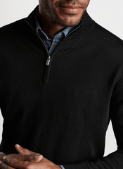 Peter Millar Sweaters Peter Millar - Men's Autumn Crest Quarter-Zip - Black