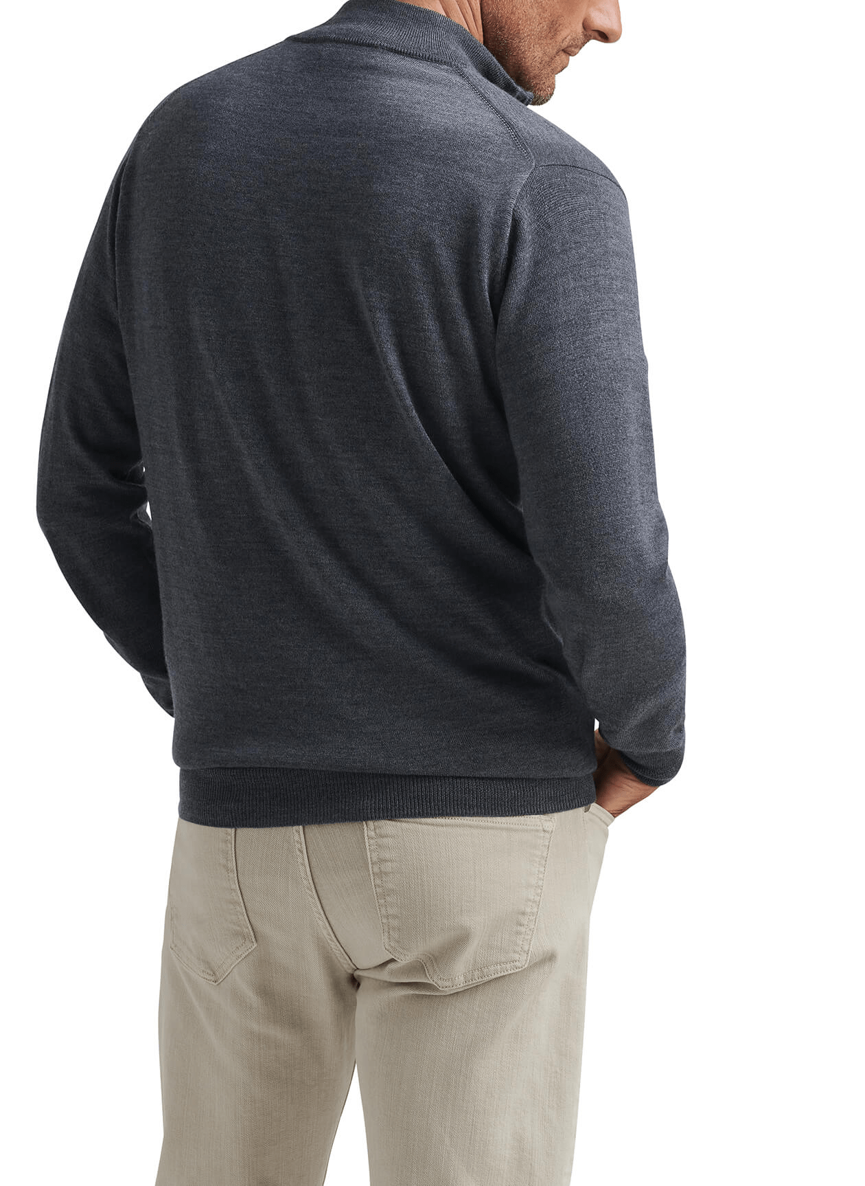 Peter Millar Sweaters Peter Millar - Men's Autumn Crest Quarter-Zip - Charcoal