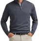 Peter Millar Sweaters Peter Millar - Men's Autumn Crest Quarter-Zip - Charcoal