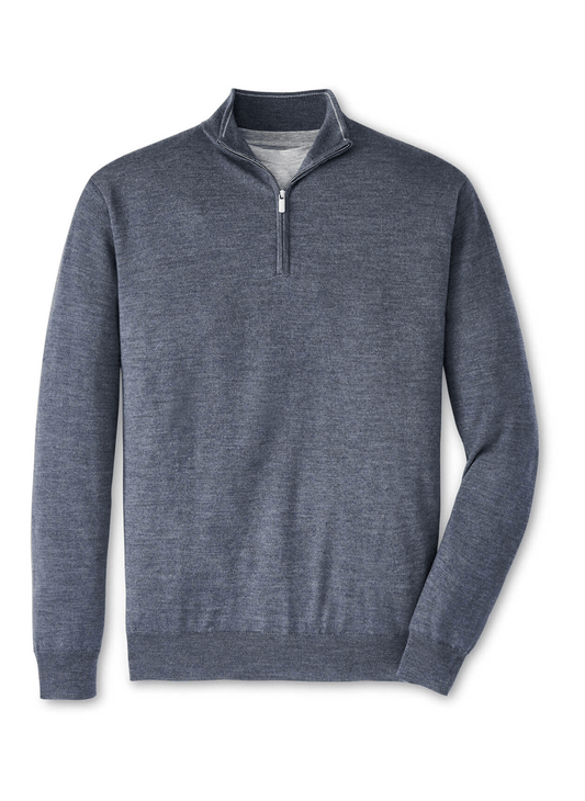 Peter Millar Sweaters S / Charcoal Peter Millar - Men's Autumn Crest Quarter-Zip - Charcoal