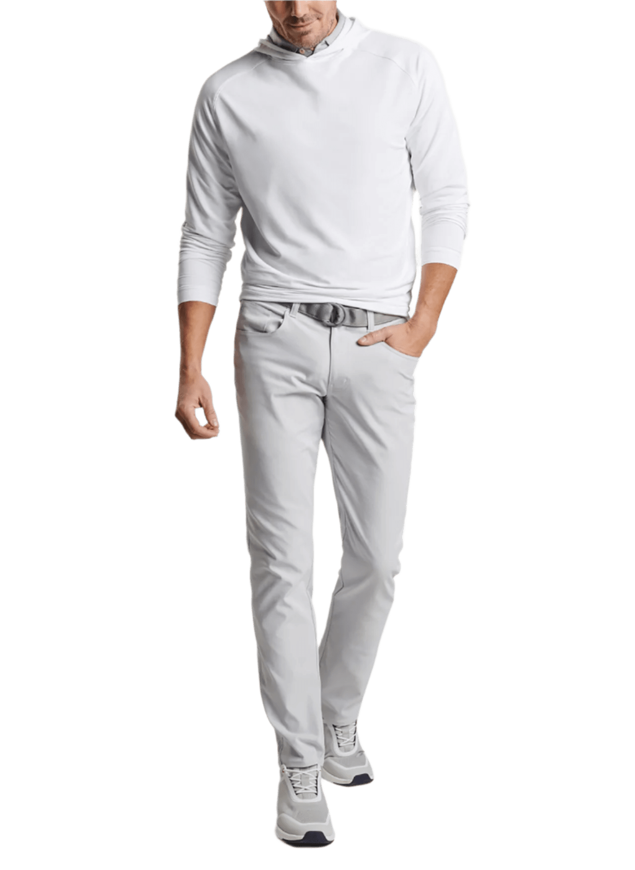 Peter Millar Sweatshirts Peter Millar - Men's Pine Performance Hoodie - White