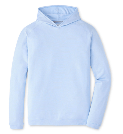 Peter Millar Sweatshirts S / Cottage Blue Peter Millar - Men's Collegiate Pine Sugar Stripe Hoodie