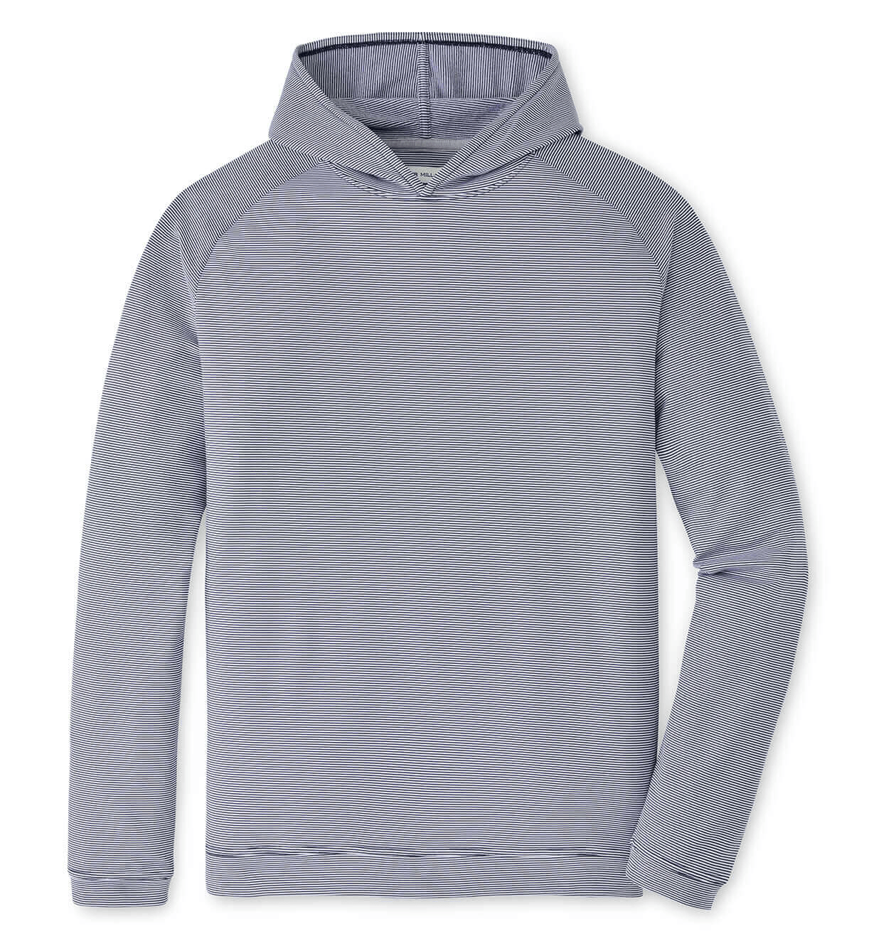 Peter Millar Sweatshirts S / Navy Peter Millar - Men's Collegiate Pine Sugar Stripe Hoodie