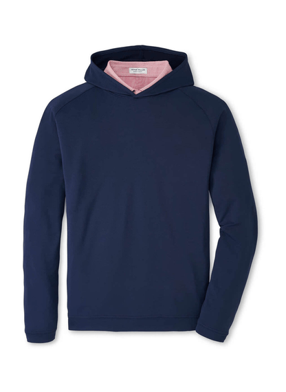 Peter Millar Sweatshirts S / Navy Peter Millar - Men's Pine Performance Hoodie - Navy