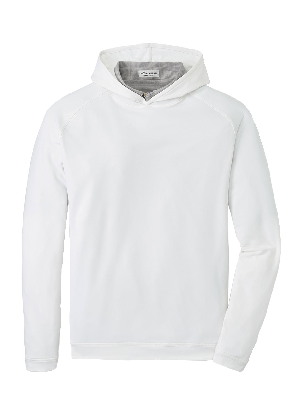 Peter Millar Sweatshirts S / White Peter Millar - Men's Pine Performance Hoodie - White