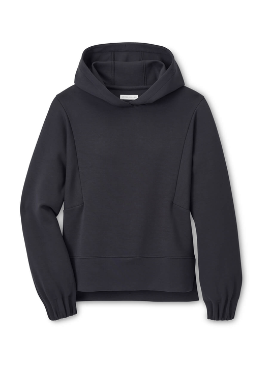 Peter Millar Sweatshirts XS / Black Peter Millar - Women's Flora Knit Hoodie - Black