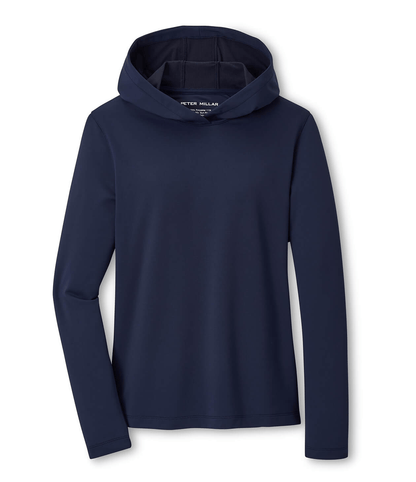 Peter Millar Sweatshirts XS / Navy Peter Millar - Women's Pine Performance Hoodie