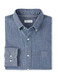 Peter Millar Woven Shirts S / Indigo Peter Millar - Men's Tamworth Chambray Cotton-Stretch Shirt