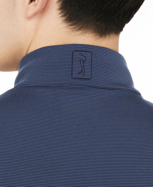 PGA Tour Polos PGA Tour - Men's Feeder Stripe Mock Neck Pullover