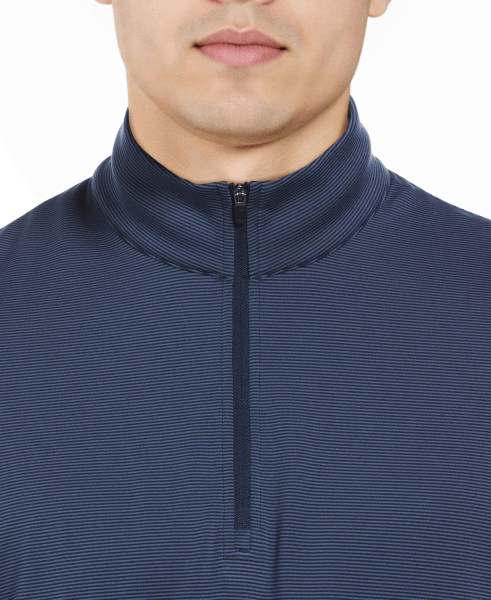 PGA Tour Polos PGA Tour - Men's Feeder Stripe Mock Neck Pullover