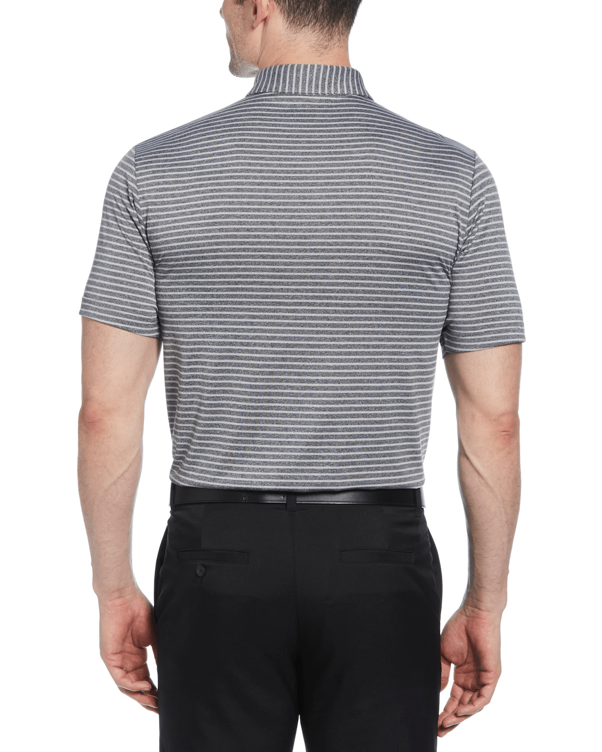 PGA Tour Polos PGA Tour - Men's Heather Stripe Feeder Polo