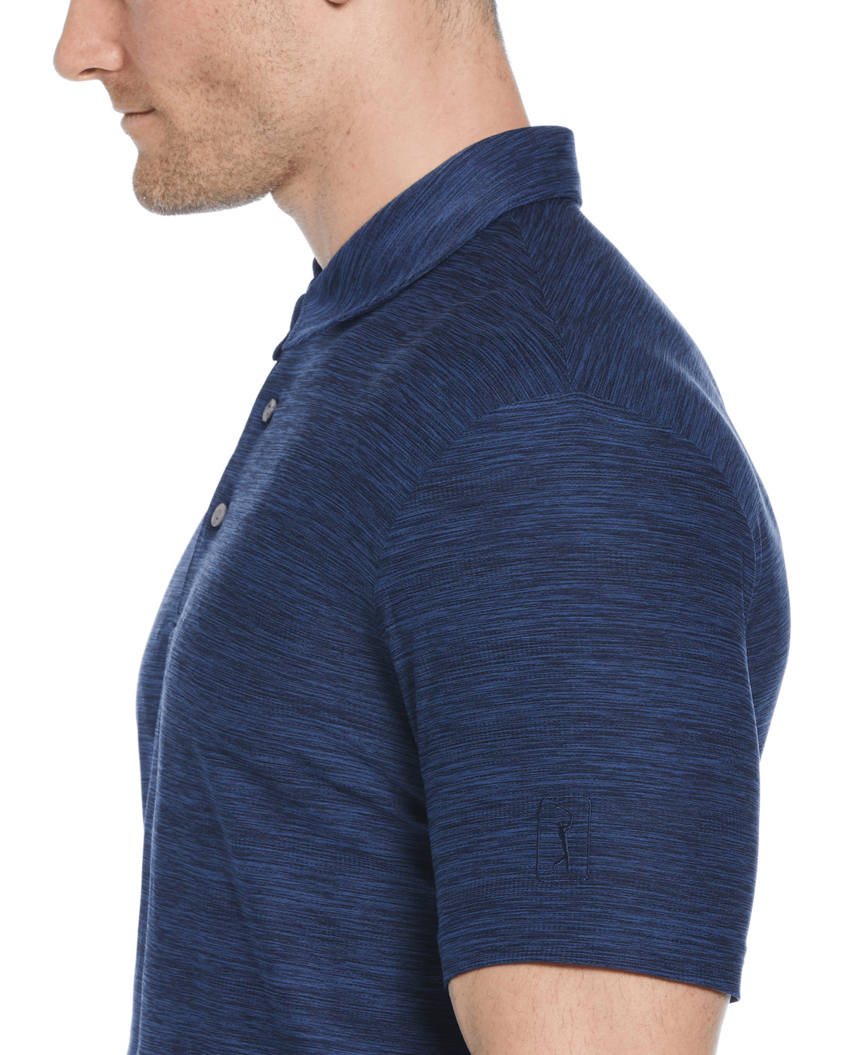 PGA Tour Polos PGA Tour - Men's Jaspe Airflux Polo w/ Self Collar