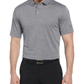 PGA Tour Polos S / Grey Heather PGA Tour - Men's Heather Stripe Feeder Polo
